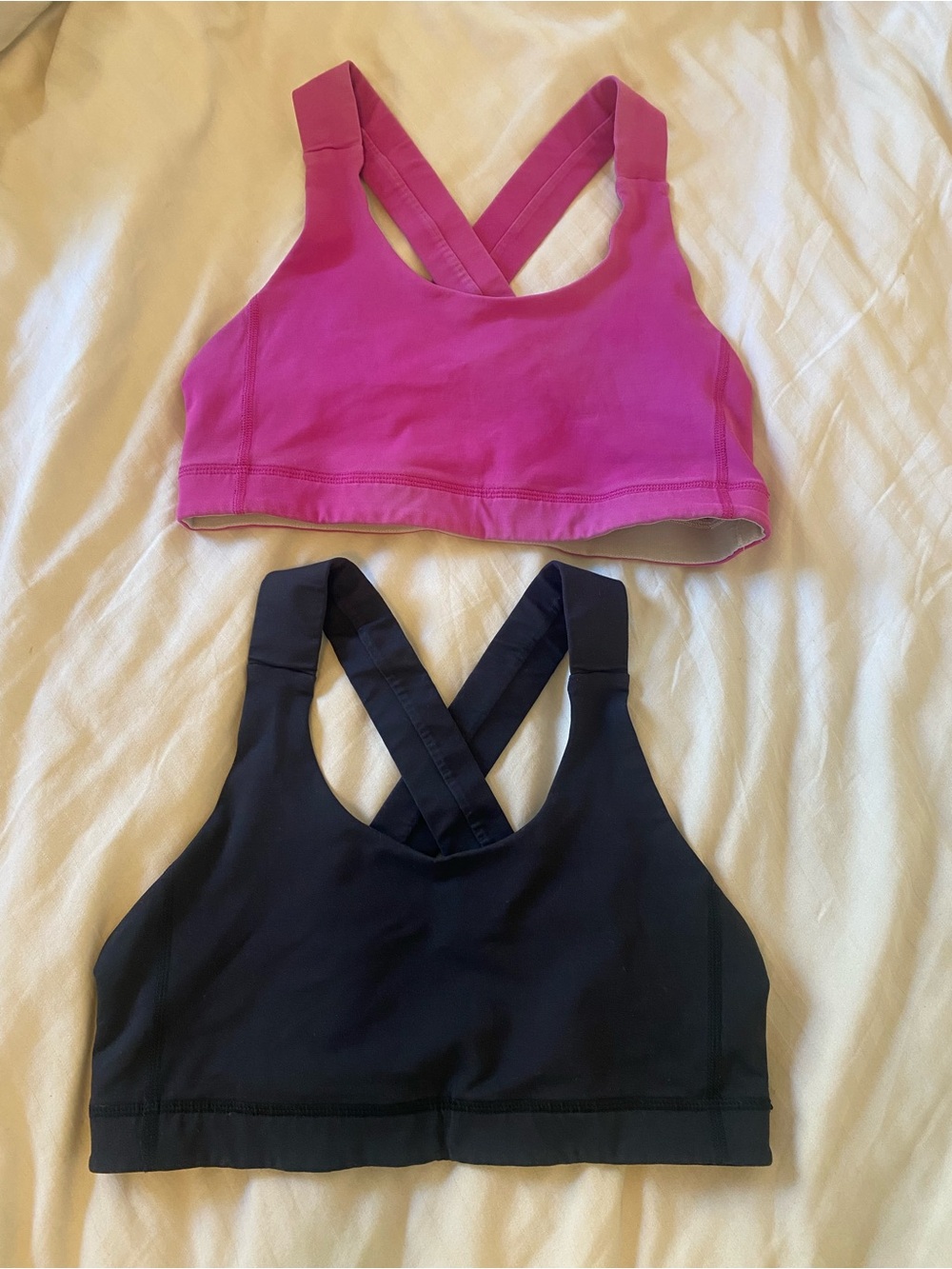 Bundle of two - Lululemon All Sport Bra - Pink and Black